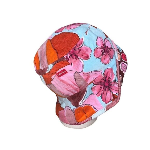 Baby Nay Girl's Bucket Hat Corduroy Floral Print Reversible Children's Size - Picture 4 of 5